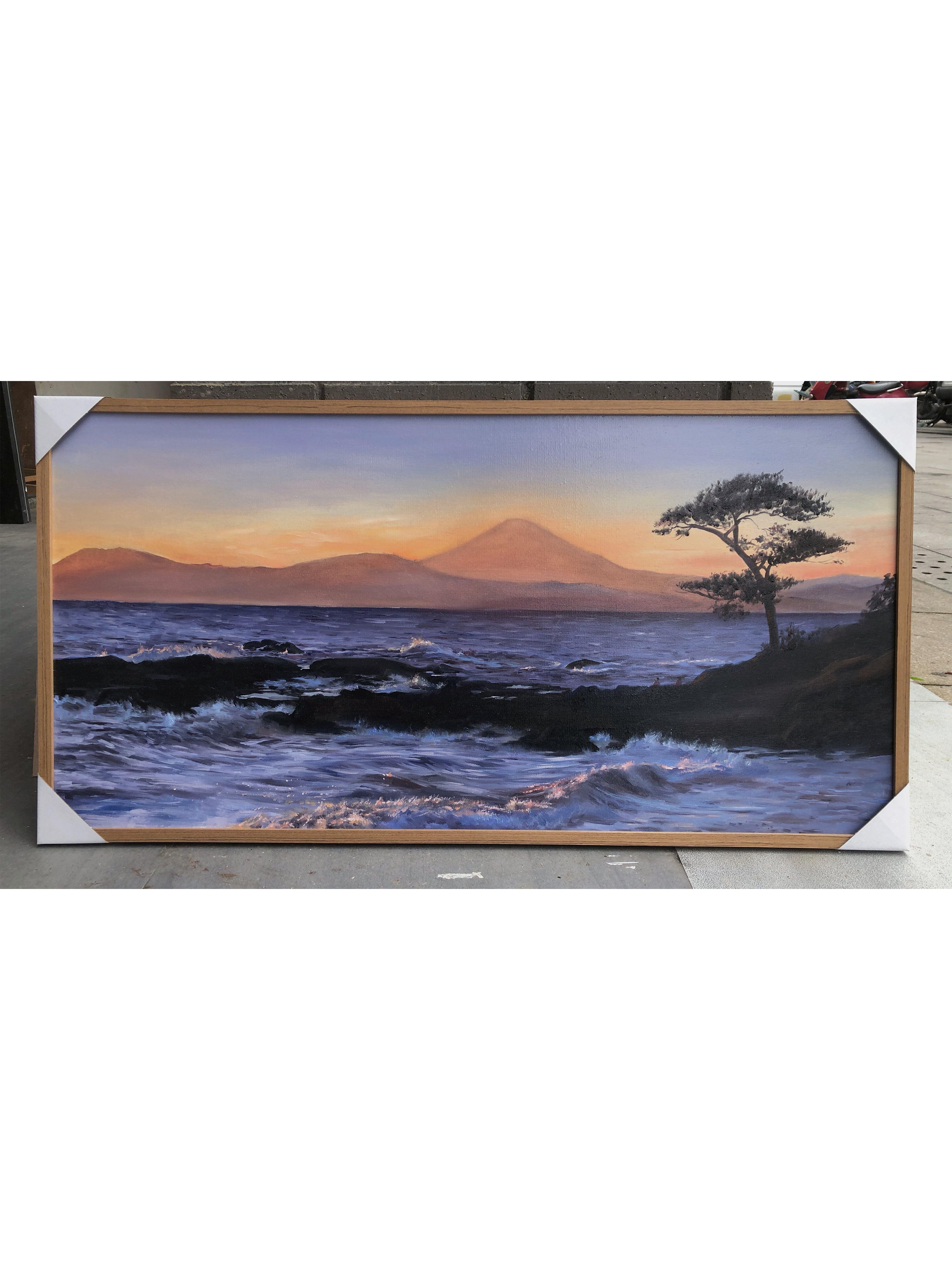 Hand-Painted Landscape Oil Painting. Custom Scenery Oil Painting from Photo. Personalized Painting Art for Home, Office Decor