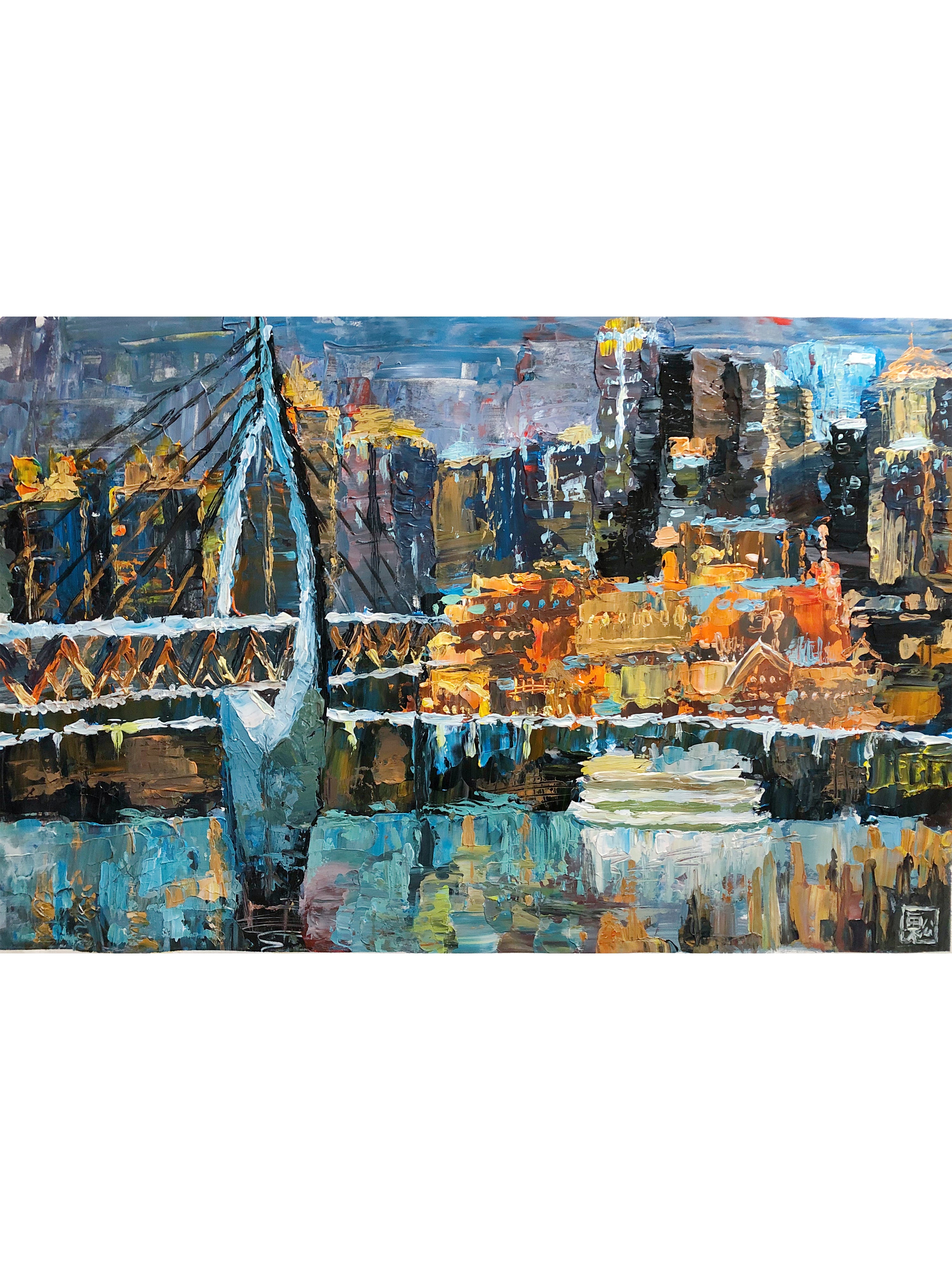 Hand-Painted Landscape Oil Painting. Custom Scenery Oil Painting from Photo. Personalized Painting Art for Home, Office Decor