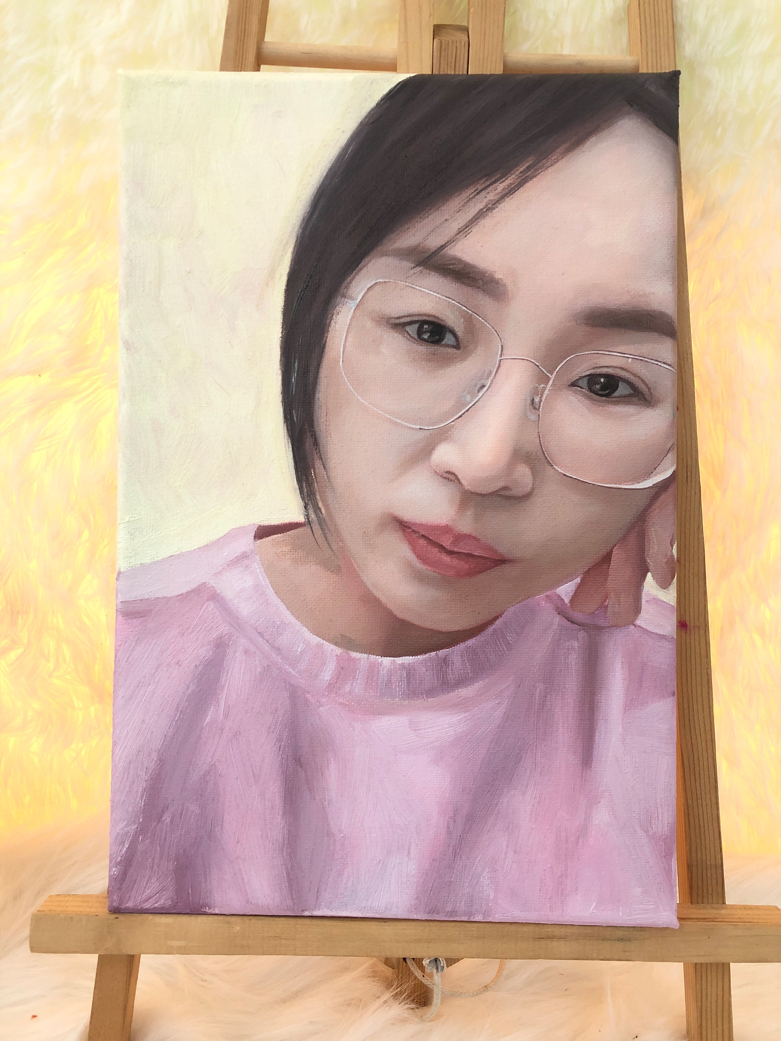 Custom Oil Painting Portrait from Photo. Hand-Painted Couple, Family Oil Painting. Original Oil, Figure Painting