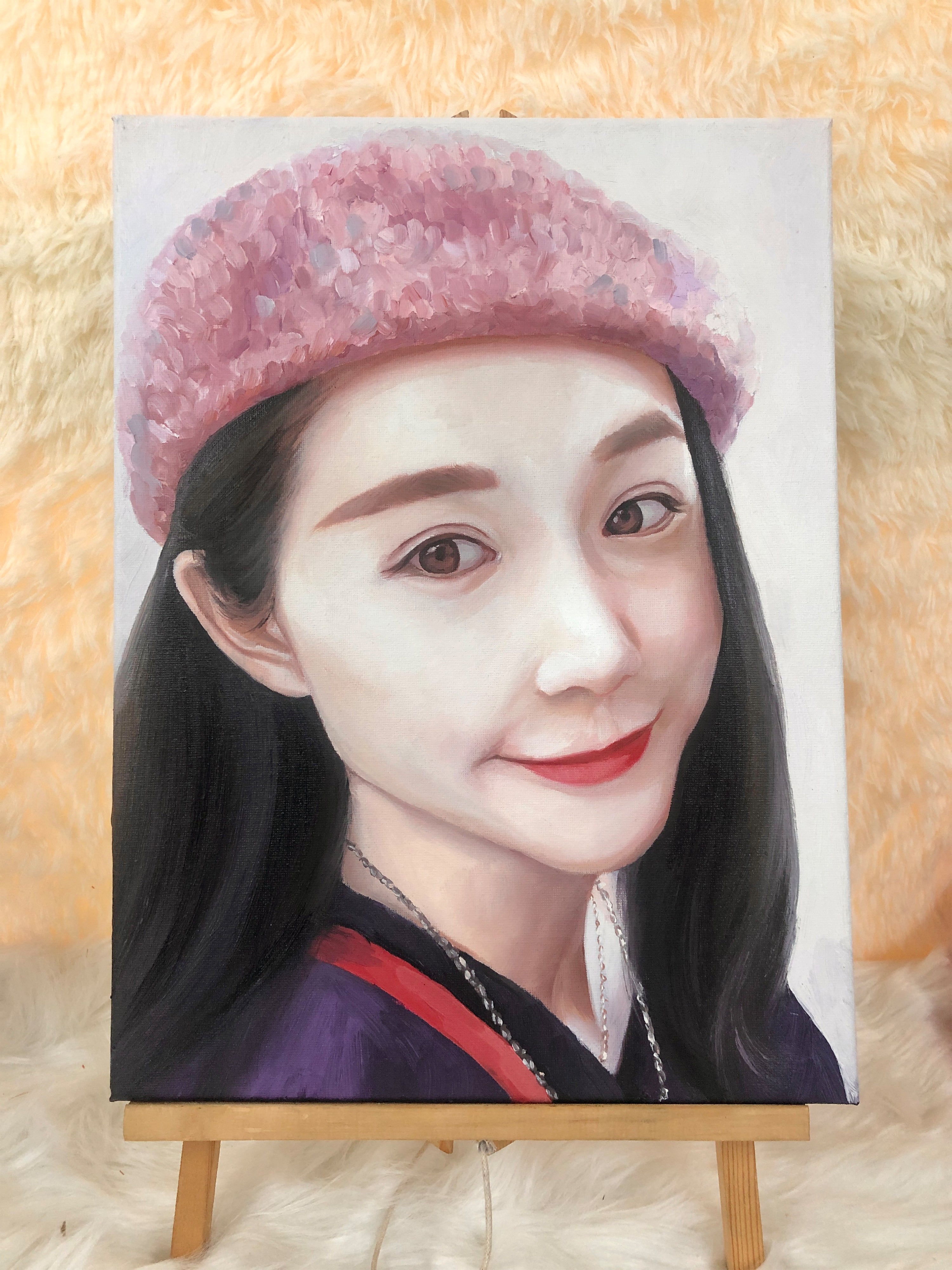 Custom Oil Painting Portrait from Photo. Hand-Painted Couple, Family Oil Painting. Original Oil, Figure Painting